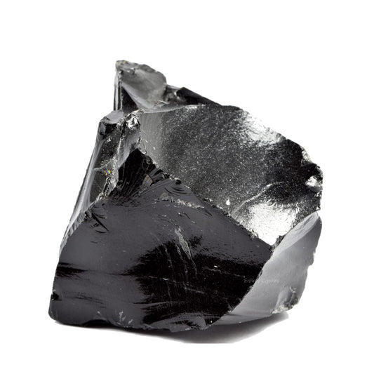 Raw Black Obsidian Stone | Natural Rough Healing Crystal for Protection, Grounding & Reiki | Large Volcanic Glass Rock for Energy Cleansing & Home Decor